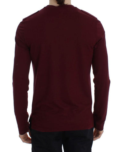 Bordeaux Wool Crewneck Sweater