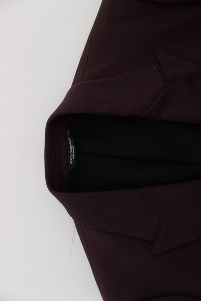 Purple Royal Crown Slim Fit Blazer Jacket
