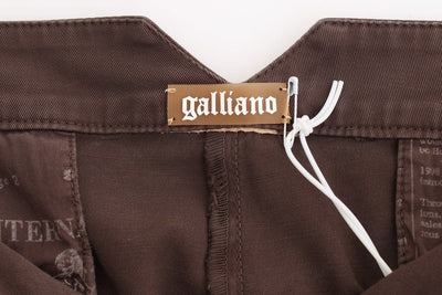 Brown wide leg cargo pants