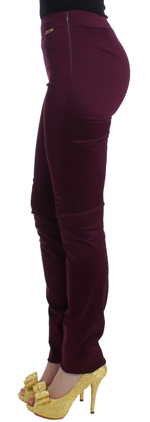 Purple slim fit pants