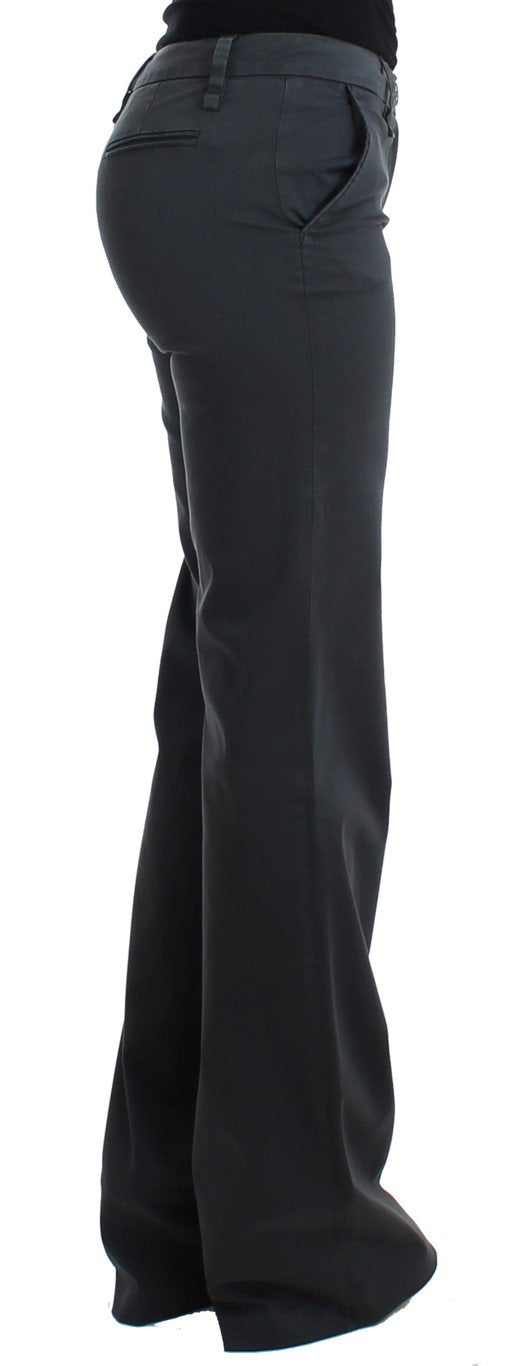 Gray wide leg pants