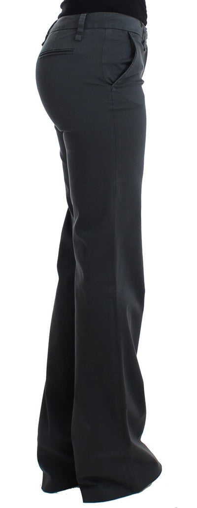 Gray wide leg pants
