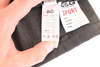 Gray Checkered Chinos Pants Sport