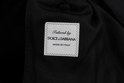 Black Gold Floral Lace Slim Fit Blazer Jacket