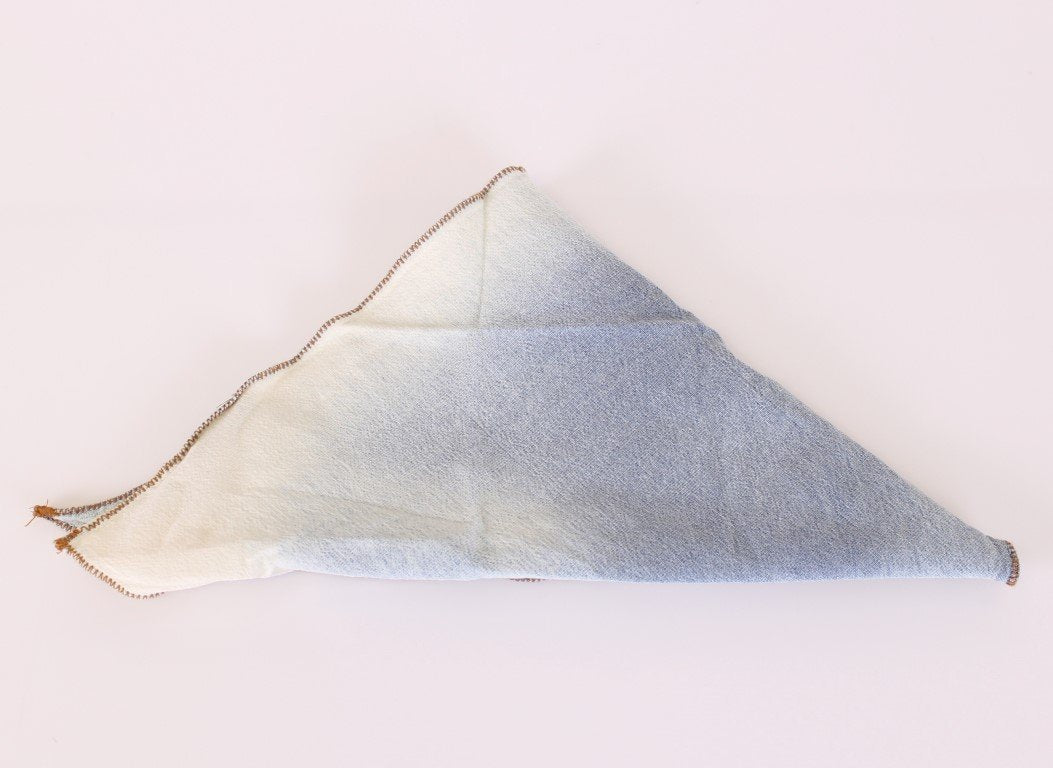 Blue Pattern Cotton Scarf