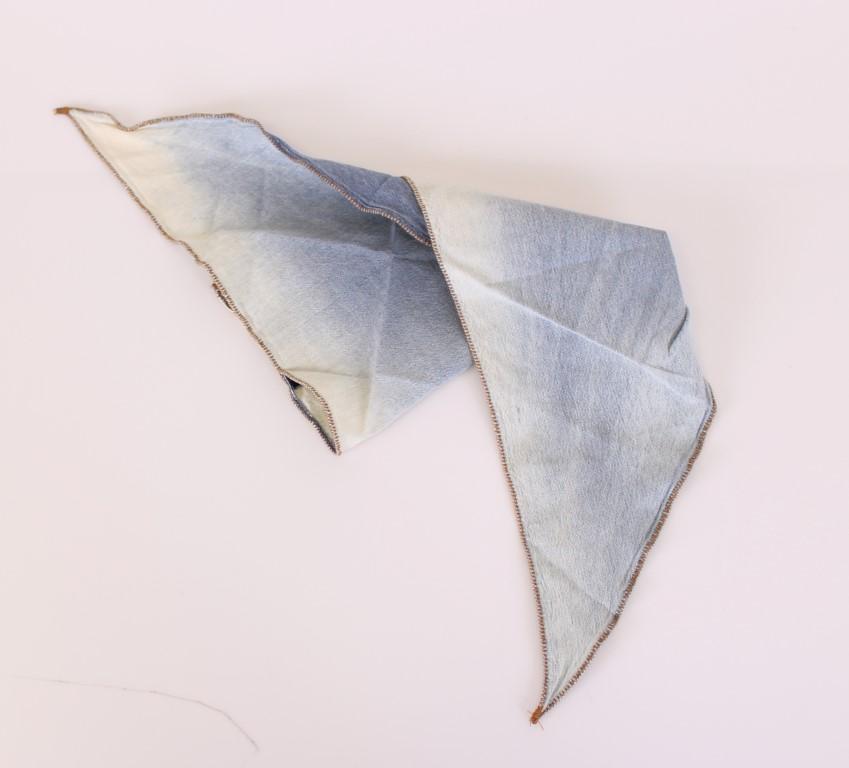 Blue Pattern Cotton Scarf