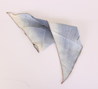 Blue Pattern Cotton Scarf