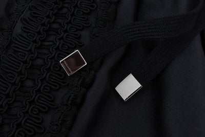 Black Silk Torero Shorts