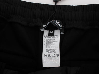Black Silk Torero Shorts