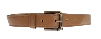 Brown leather belt