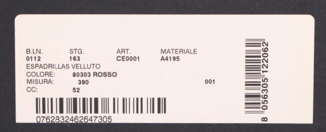 Red Velvet Flats Espadrilles Shoes