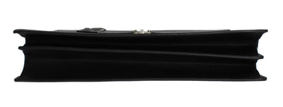 Black Saffiano Leather Briefcase Bag