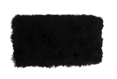 Black Alpaca Fur Shoulder Collar Scarf