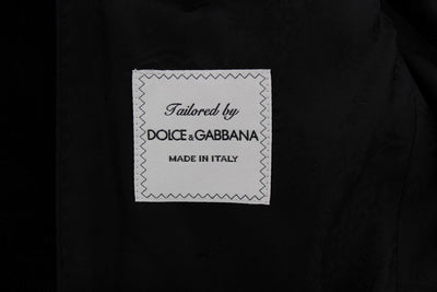 Black Torero Jacquard Slim Blazer Jacket