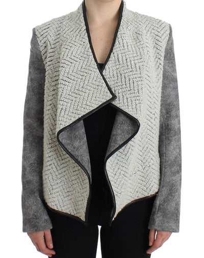 Gray Jacket Short Trench Coat Jacket