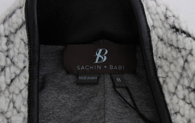 Gray Jacket Short Trench Coat Jacket