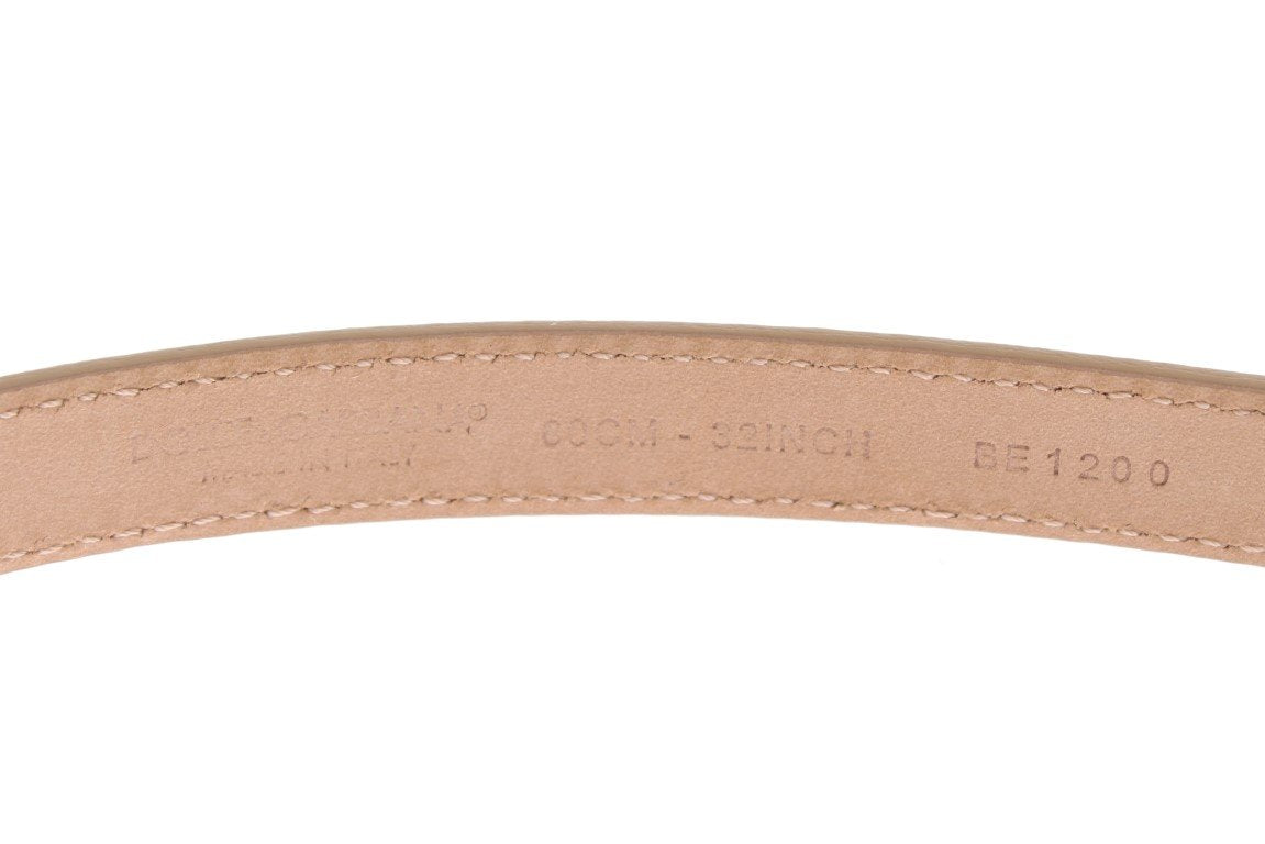 Pink Leather Gold Crystal Heart Pendant Belt