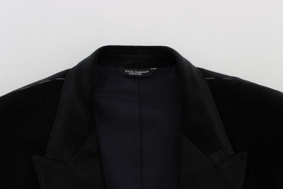 Gray Velvet Slim Fit Blazer Jacket