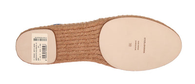 Pink Brocade Crystal Espadrilles Shoes