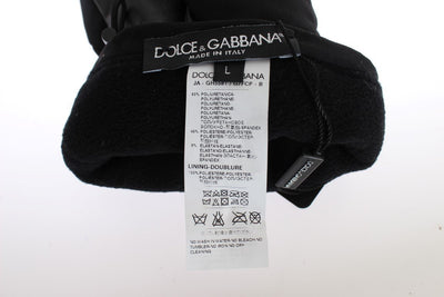 Black Winter Warm Gloves