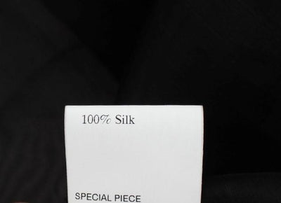 Black Silk Kimono Sleeve Top