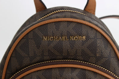 Brown ABBEY Leather XS Backpack