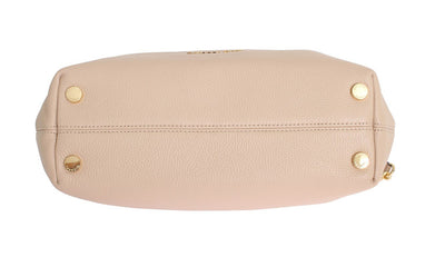 Beige JET SET Leather Tote Handbag