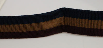 Multicolor Leather Logo Belt