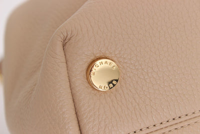 Beige JET SET Leather Tote Handbag