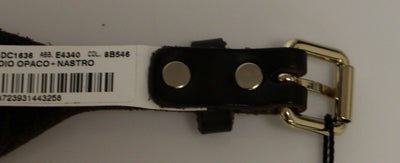 Multicolor Leather Logo Belt
