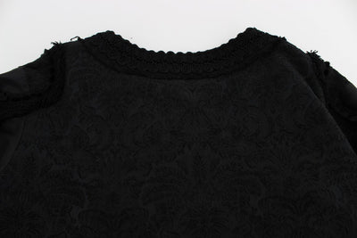 Black Torero Heart Fringes Blouse