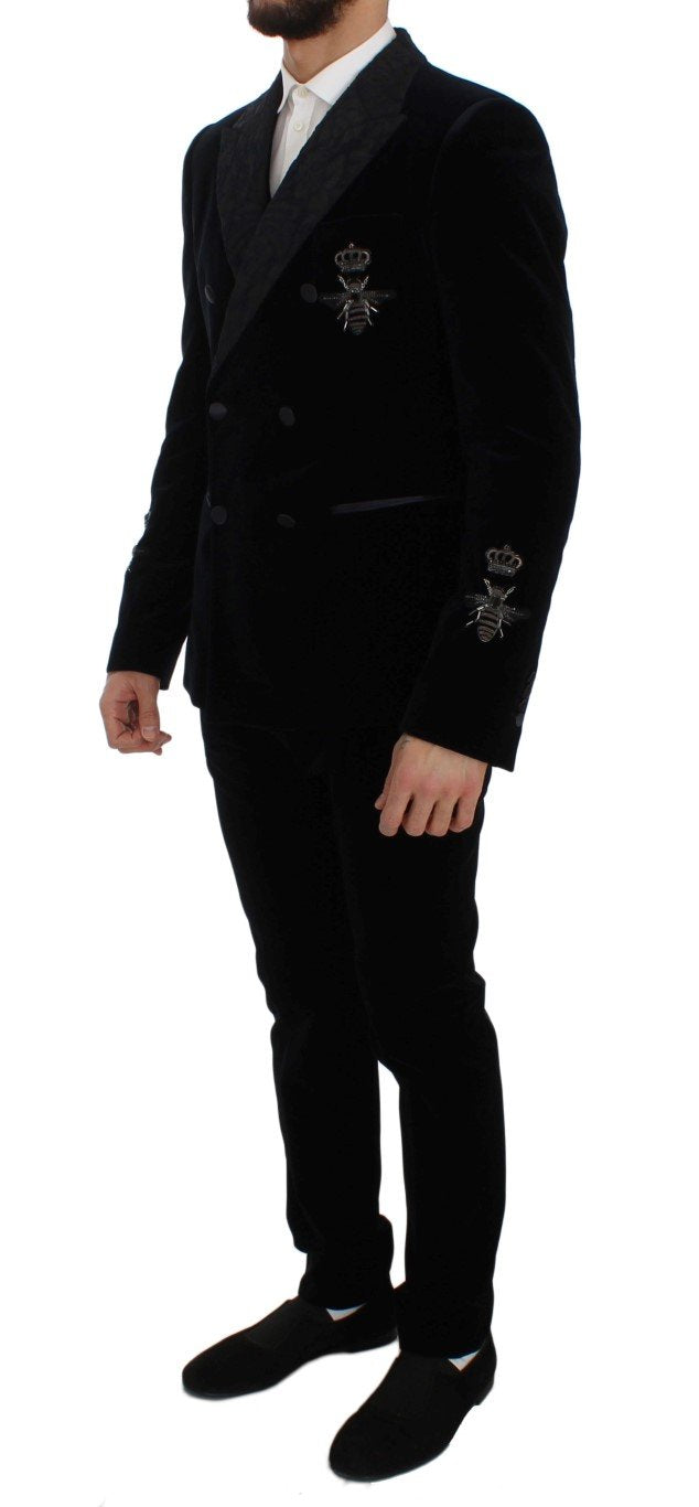 Blue Velvet 3 Piece Slim Fit Suit
