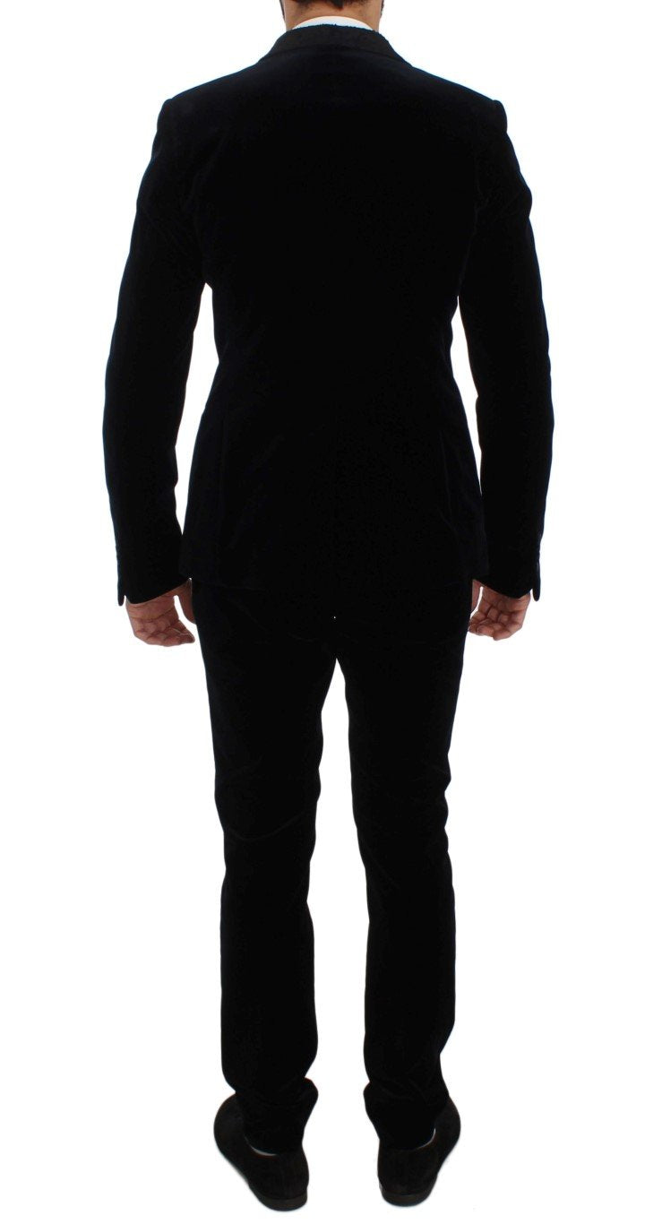 Blue Velvet 3 Piece Slim Fit Suit