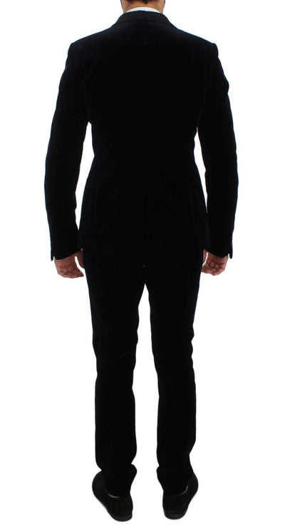 Blue Velvet 3 Piece Slim Fit Suit