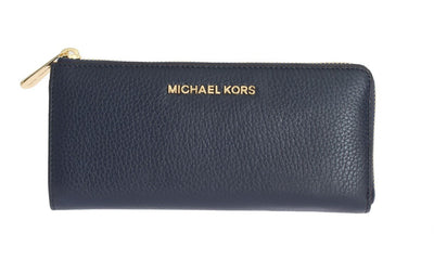 Navy Blue BEDFORD Leather Wallet
