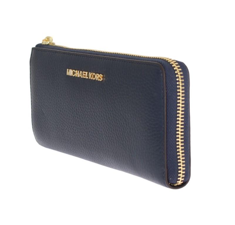Navy Blue BEDFORD Leather Wallet
