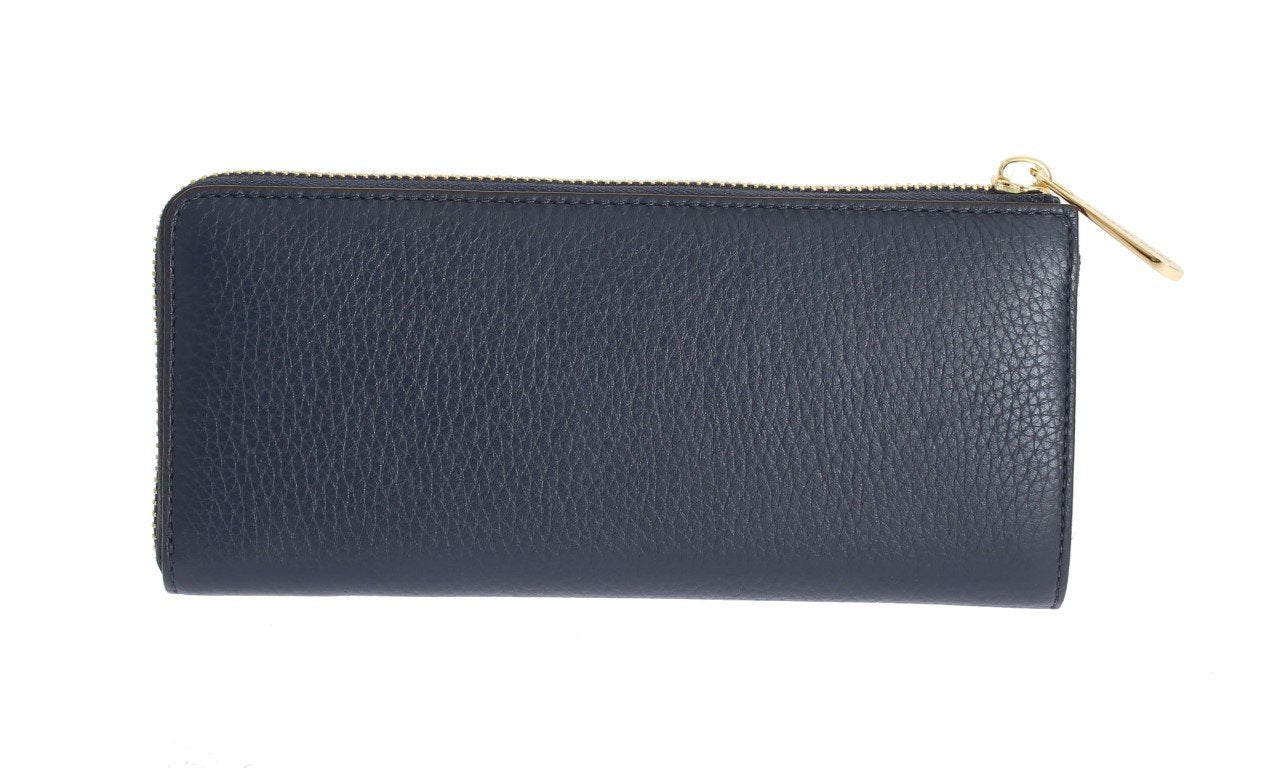 Navy Blue BEDFORD Leather Wallet
