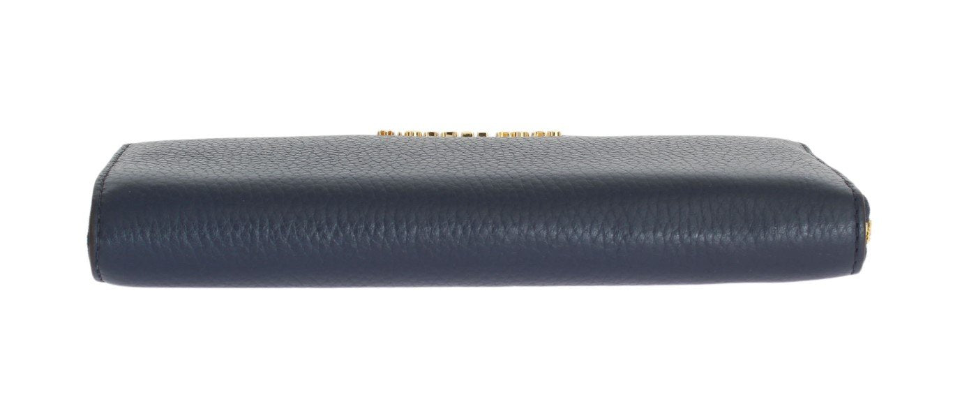 Navy Blue BEDFORD Leather Wallet