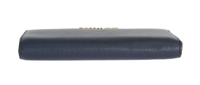 Navy Blue BEDFORD Leather Wallet