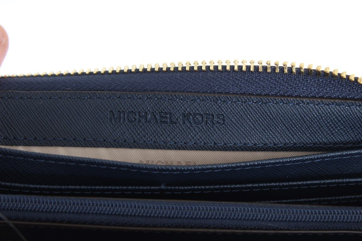 Navy Blue BEDFORD Leather Wallet