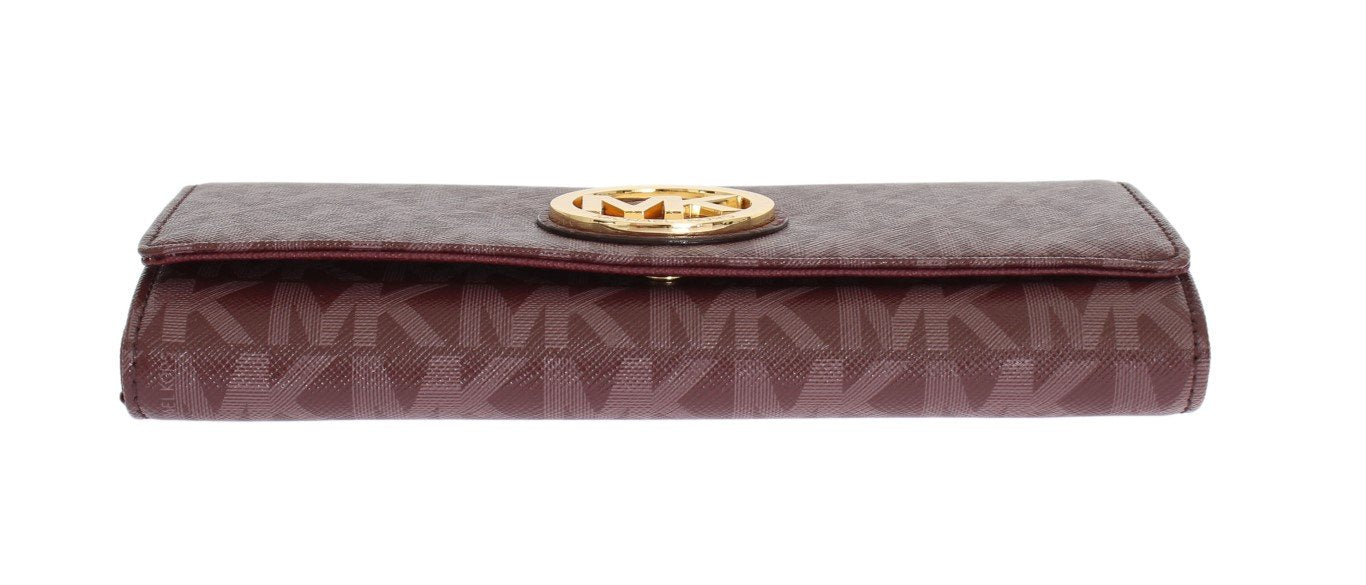 Purple FULTON Continental Wallet