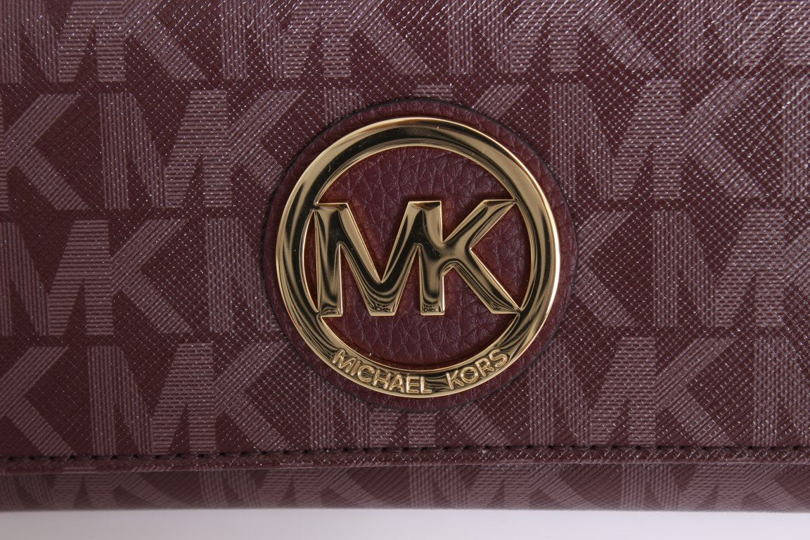 Purple FULTON Continental Wallet