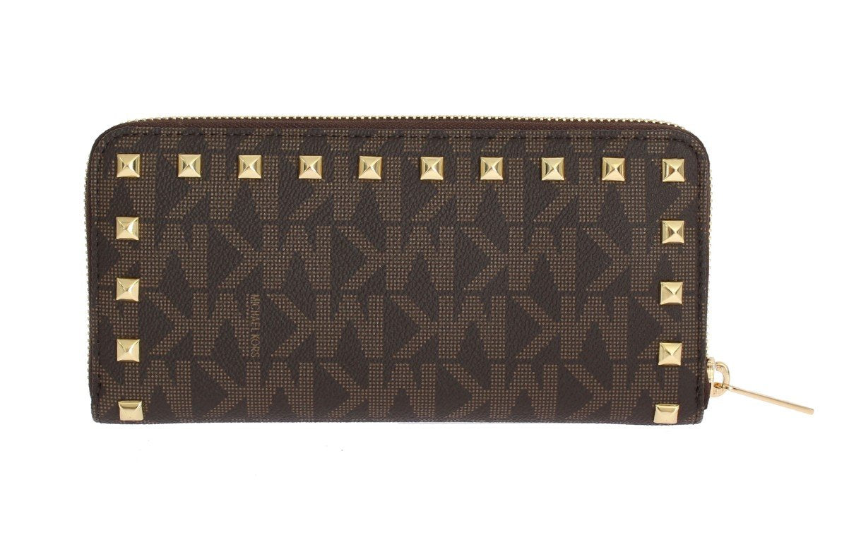 Brown JET SET ITEM Continental Wallet