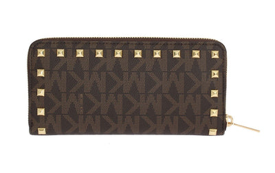 Brown JET SET ITEM Continental Wallet