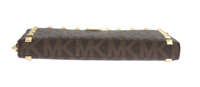 Brown JET SET ITEM Continental Wallet