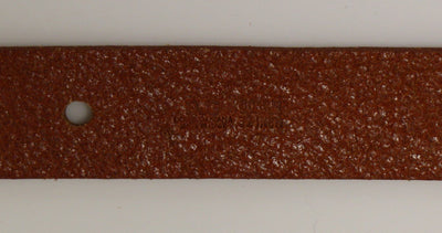 Brown Leather Logo Belt
