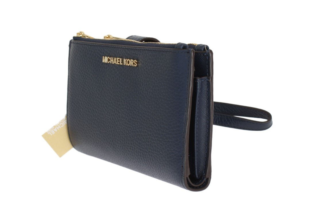 Navy Blue JET SET Travel Wristlet Wallet