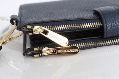 Navy Blue JET SET Travel Wristlet Wallet
