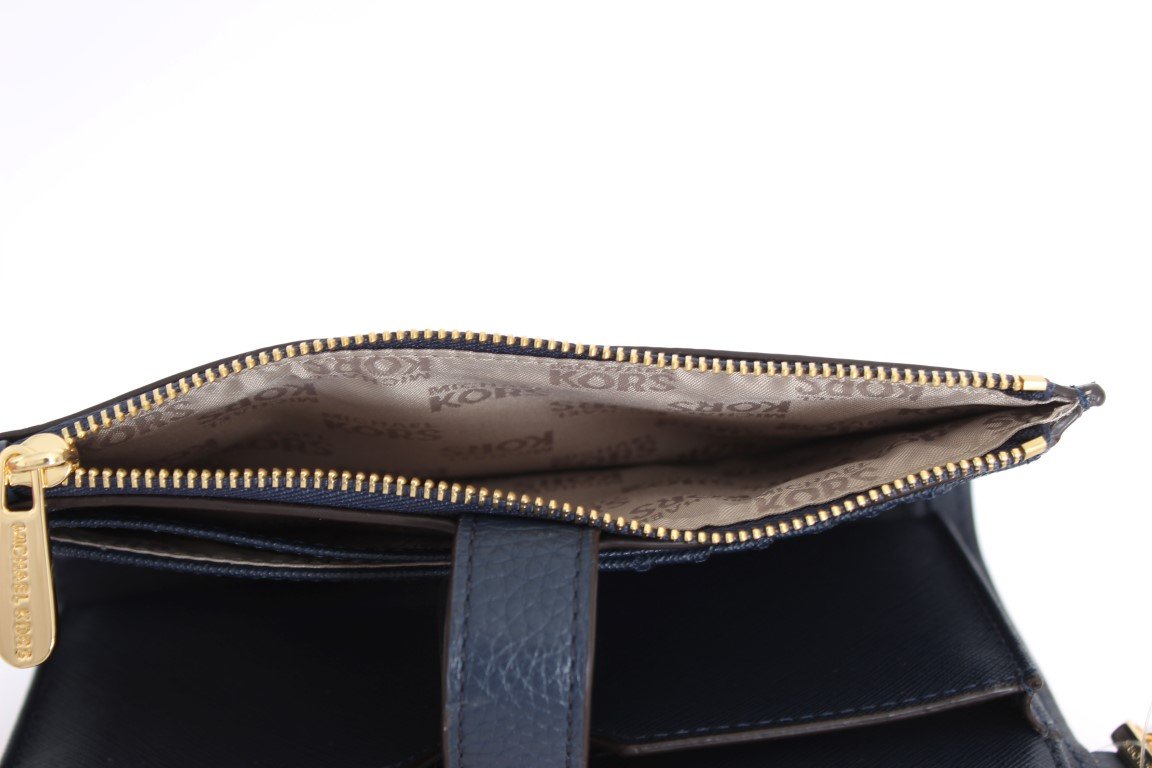 Navy Blue JET SET Travel Wristlet Wallet