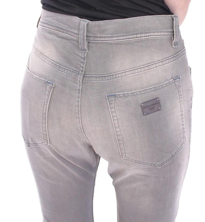 Gray BOYISH Boyfriend Stretch Jeans